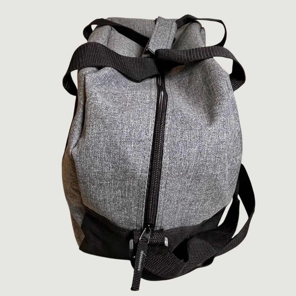 IBM Logo Gray Duffel Bag Travel Gym Carry On Shoulder Bag